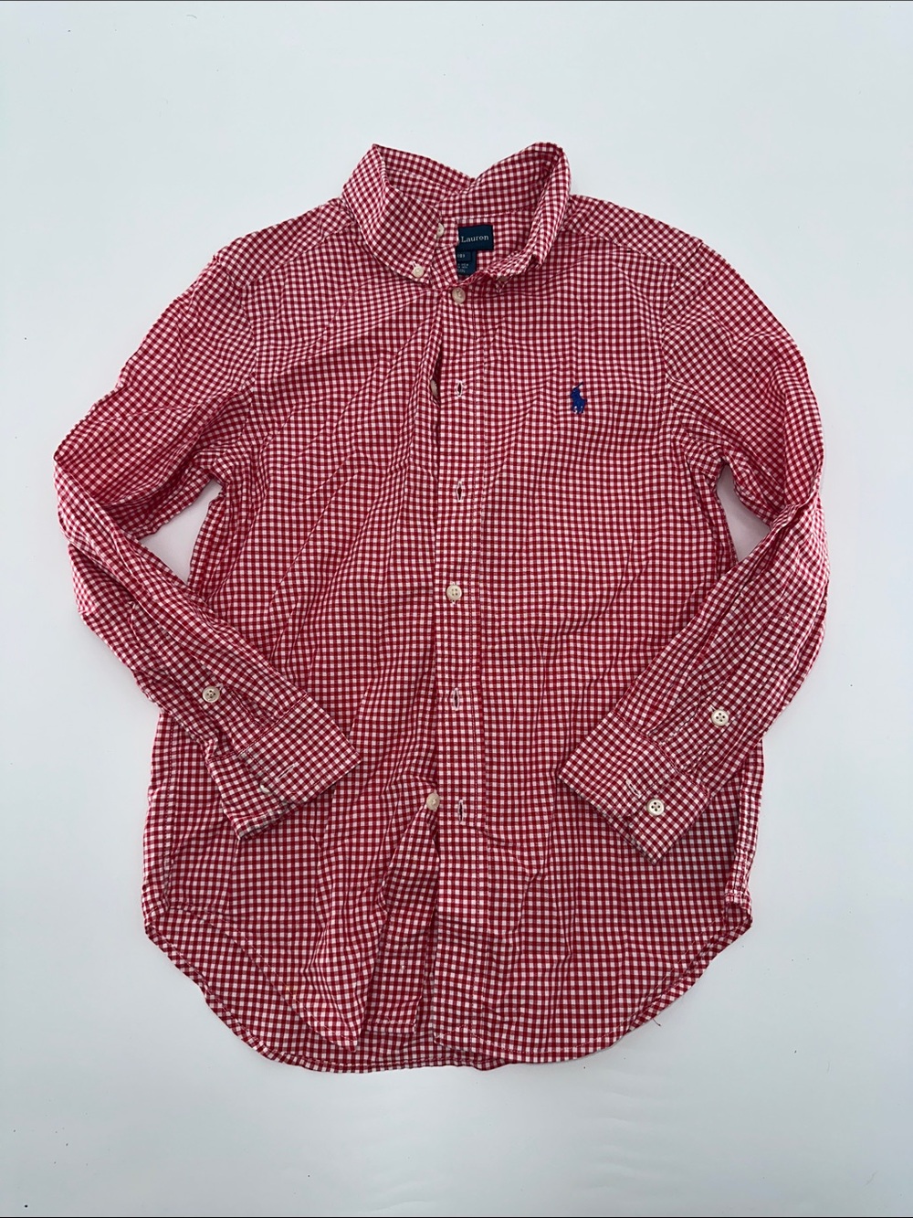 Polo by Ralph Lauren Red Gingham Button-Down Shirt